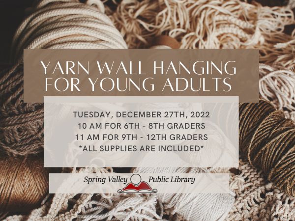 YARN WALL HANGING FOR YOUNG ADULTS